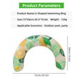 thumbnail image 3 of Piscina Flotante en Forma U Stick Float para El Verano Fun Adultos () Verde, 3 of 9