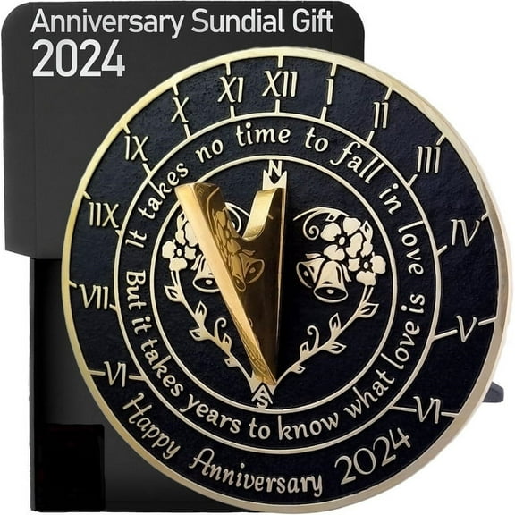 Anniversary Sundial Gift For Any Wedding Anniversary In 2024