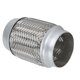 thumbnail image 2 of Tubo De Escape Flexible De 3 Pulgadas X 6 Pulgadas, Manguera De Tubo De Escape De Cola De Acero Trenzado Doble, Accesorio Para Automóvil, 2 of 8
