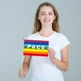 thumbnail image 4 of Rainbow Pacifist Flag Hand Held Peace Flags 50/100Pcs Mini Peace Flag Rainbow Pacifist Flag Hand Held Polyester Peace Flag, 4 of 8