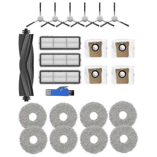 For Dreame L10S Ultra, L10 Ultra Robot Vacuum Cleaner Main Side Brush HEPA Filters Dust Bags Mop Pads Spare Parts
