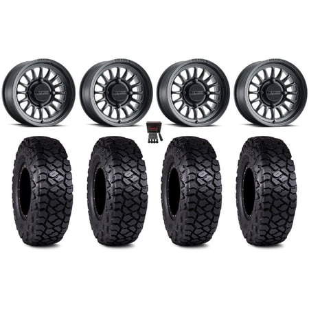 Method 411 15 Black (5+2) Wheels 30 Intersect Tires Polaris RZR XP 1000 / PRO XP / Ranger XP 900/1000 Method 411 15 Black (5+2) Wheels 30 Intersect Tires Polaris RZR XP 1000 / PRO XP / Ranger XP 900/1000