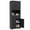 Black, variant on Gymax 67.5'' Kitchen Pantry Cabinet w/4 Doors 1 Drawer Open Countertop Adjustable Shelf