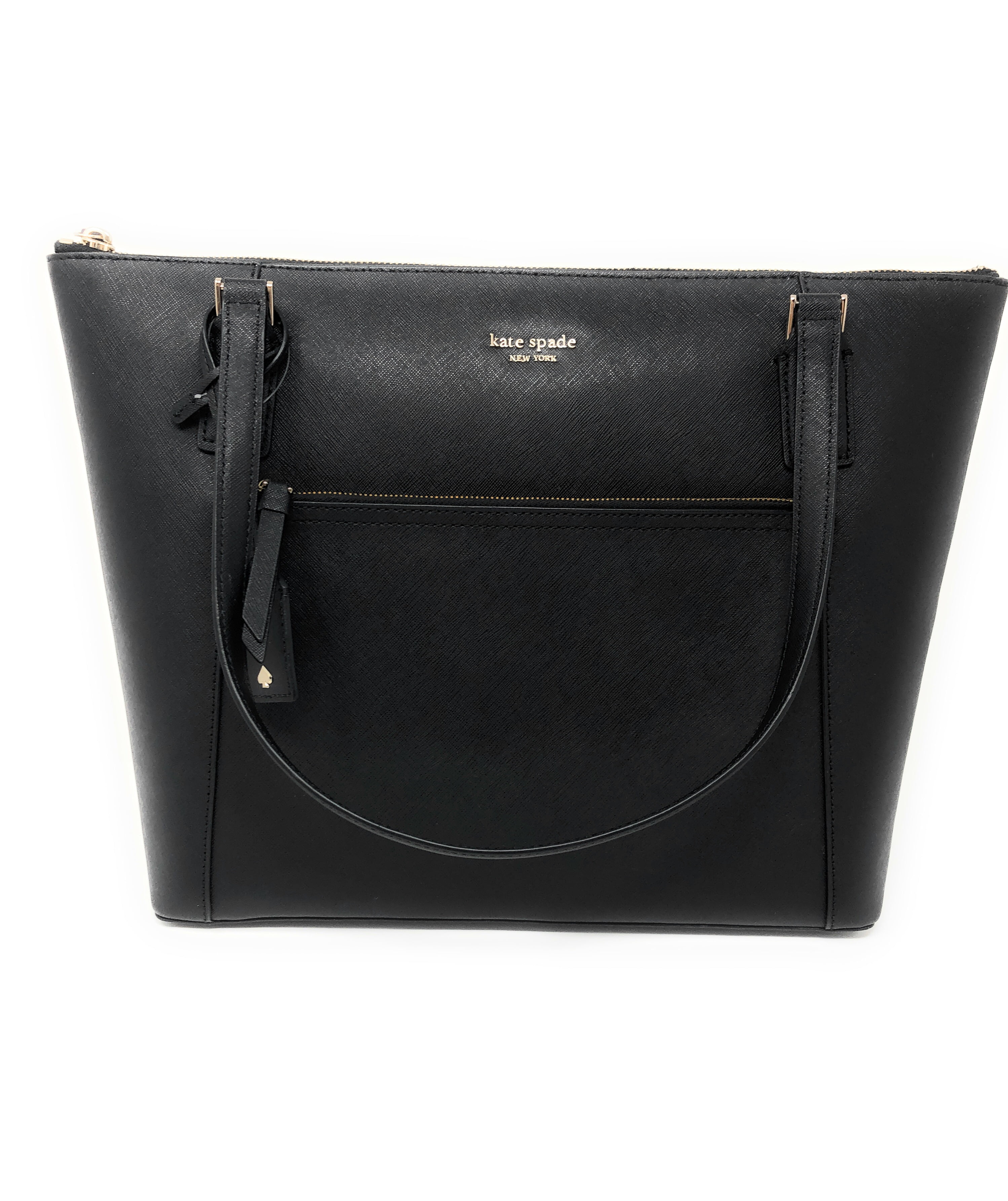 kate spade large cameron pocket tote soft taupe
