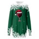 thumbnail image 4 of WILLBEST Faldas Para Mujer Sudadera Larga Con Estampado Navideño Para Mujer Top Festivo Informal Y Cómodo 2025 Elegante Y Acogedor Para La Temporada De Invierno, 4 of 4