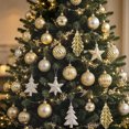 thumbnail image 3 of 40 Pcs Christmas Tree Decorations Electroplated Plastic Hanging Pendant Multiple Styles Of Christmas Ornaments Shatterproof Christmas Decoration Indoor, 3 of 6