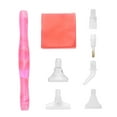 thumbnail image 1 of Graflsoa Dual-Tipped Rhinestone Picker with Gel, 4 Replaceable Heads, Pink Nail Art Tool, Compact Design for Precision Application, 1 of 7