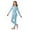 Blue, variant on Arshiner Girl Clothes 2 Piece Outfits Slim Long Sleeve Shirt and Leggings Sets Thermal Underwear