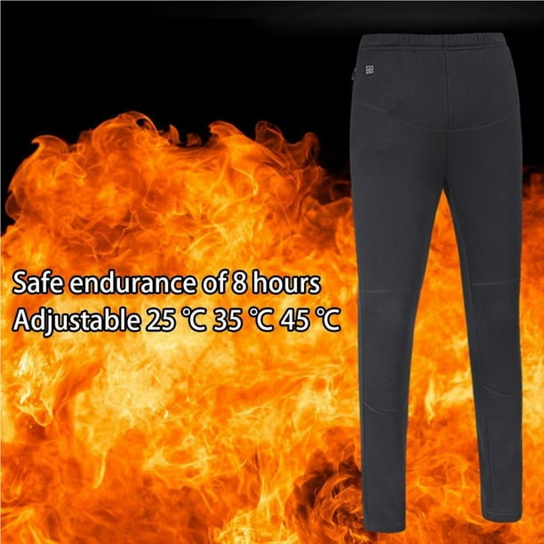 Brrowdut Men Winter Heated Pants With 2 Heating Zone 3 Temperature Adjustable Heating Pants For Skiing Fishing Hiking Battery Not Included Xxl Other