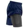 thumbnail image 4 of Men's  Navy New York Rangers Authentic Pro Tech Shorts, 4 of 4