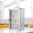 thumbnail image 3 of Miumaeov Aluminum Alloy Cell Phones Storage Cabinet for Cell Phones, Wall-Mounted with a Locked, Can be Carried by Hand (36 Slots), 3 of 10