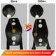 thumbnail image 4 of 3-H Garage Wall Hooks Double Hooks Equipment Hooks 10 Pack Heavy Duty Wall Hooks for Ladder Tools Hose Black, 4 of 5