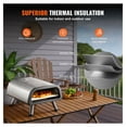 thumbnail image 6 of Electric Pizza Oven Countertop, 12" Pizza Maker for Indoor & Outdoor, 850°F Commercial Pizza Oven with Stone, Portable Pizza Oven, 6 of 9