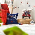 thumbnail image 5 of Bless Our Home Eucalyptus Stars Fireworks Car Throw Pillow Covers, 18 x 18 Inch 4th of July Patriotic Independence Memorial Day USA Flag Cushion Case for Sofa Couch Set of 4, 5 of 6