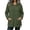 Green, variant on Miqool Womens Fleece Lined Hoodies Fall Winter Long Sleeve Pullover Tops Loose Fit Hooded Sweatshirt with Front Pockets