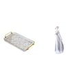thumbnail image 1 of Plato de postre, bandeja de mesa de centro con asa, bandeja para servir, bandeja para guardar joyas, figurita de niña de cerámica, estatua de dama de, 1 of 8