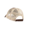 thumbnail image 2 of Top Headwear Heavy Cotton Twill Trucker Cap - Brown/Tan, 2 of 4