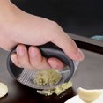 thumbnail image 4 of Stainless Steel Garlic Press,  Garlic Rocker Garlic Peeler Set Cleaning Brush Kitchen Garlic Chopper Press Crusher Squeezer Mincer Easy Operate And Clean Kitchen Tools, 4 of 8