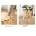 thumbnail image 4 of Flowerpot Bamboo Rattan Flowerpot Twill Balcony Flower Box Flower Display Shelf S, 4 of 5