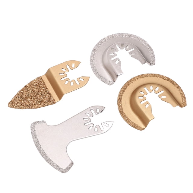 4 Pcs Oscillating Sanding Pads Oscillating Tool Cutters For Grout Ceramics Masonry