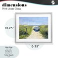 thumbnail image 4 of Stupell Industries Tropical Moored Boat on Path Gray Framed Print Under Glass, 16 x 13, by Sisi and Seb, 4 of 8