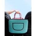thumbnail image 5 of Organizador creativo de asiento de coche BRILLAR gamuza gran capacidad portátil elegante Gris, 5 of 5