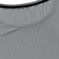 thumbnail image 5 of Wiyuqeen Mens Solid Sleeveless Crew Neck Ice Silk Tank Top Stretch Quick Dry Athletic Undershirt Outdoor Sports Active Fit, 5 of 10
