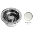 thumbnail image 1 of Westbrass D2082-50 Extra Deep ISE Disposal Flange and Stopper - Powder Coat White, 1 of 1