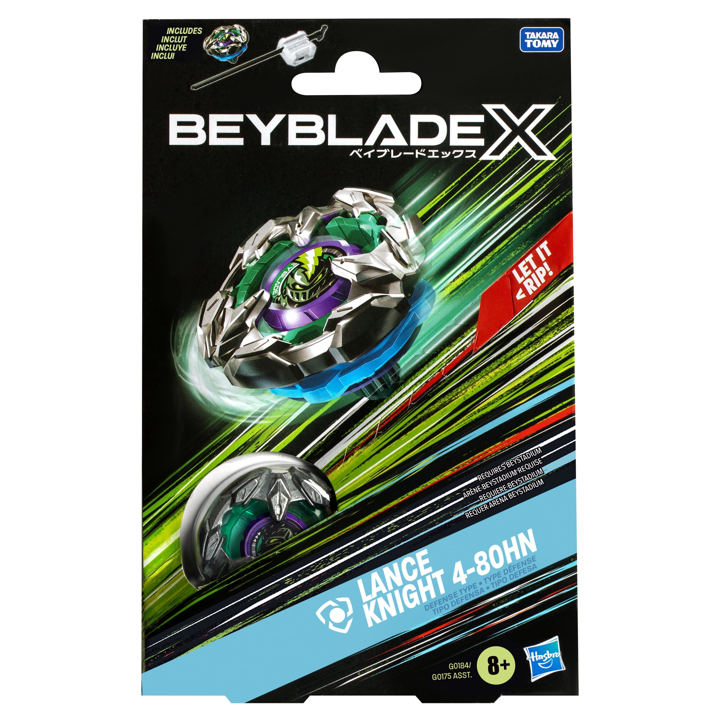 Beyblade X Lance Knight Defense Battling Top Set for Stores