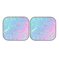 thumbnail image 7 of Haiem Fantasy Gradient Car Windshield Sun Shade (2 Pieces) Foldable Windshield Sun Shade Car Accessories for Truck SUV Pickup-Small, 7 of 7