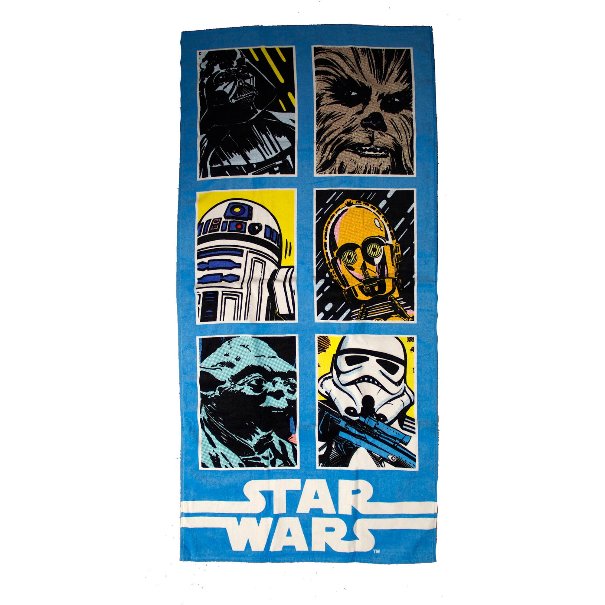 Star Wars Classic Grid Beach Towel - Walmart.com