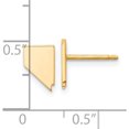 thumbnail image 2 of 14K Yellow Gold 14Ky Nevada State Earrings (9.17 X 6.32) Made In United States xne50y-nv, 2 of 5