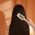 thumbnail image 5 of Unique Bargains 1 Pc Simple Portable Hollow Comb Hair Brush Beige TPR, 5 of 6