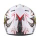 thumbnail image 4 of Para la versión de casco de bicicleta de playa personalizado para jóvenes, casco integral de kart con diseño de fantasma de fuego, 4 of 6