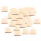 thumbnail image 2 of 50 LOTE PIEZAS de PIES de PIEZAS CORTE DIY Suministros de Elaboración de Bricolaje 1.6 Pulgadas Sunnimix Rebanadas de astillas de madera cuadradas, 2 of 8