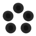 thumbnail image 2 of Couvercles en mousse pour micro pare-brise micro pour cravate casque micro-cravate cravate noir, Lot de 5 Pcs, 2 of 3