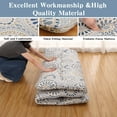 thumbnail image 5 of Twin/Full Size Floral Pattern Japanese Futon Mattress for Adults, Comfty Futon Mattress for Guest Room Kids Room, Sleeping Mattress for Floor Roll Up Camping Mattress, Camping Travel, Disc Flower, 5 of 9