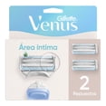 thumbnail image 1 of Cartucho de Rastrillo para Mujer Gillette Venus para Depilar el Área Íntima 2 pzas, 1 of 6