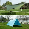 thumbnail image 4 of Lona impermeable para tienda Sharpla Refugio a prueba de viento para acampar Lona de protección 290cm Plata Verde, 4 of 8