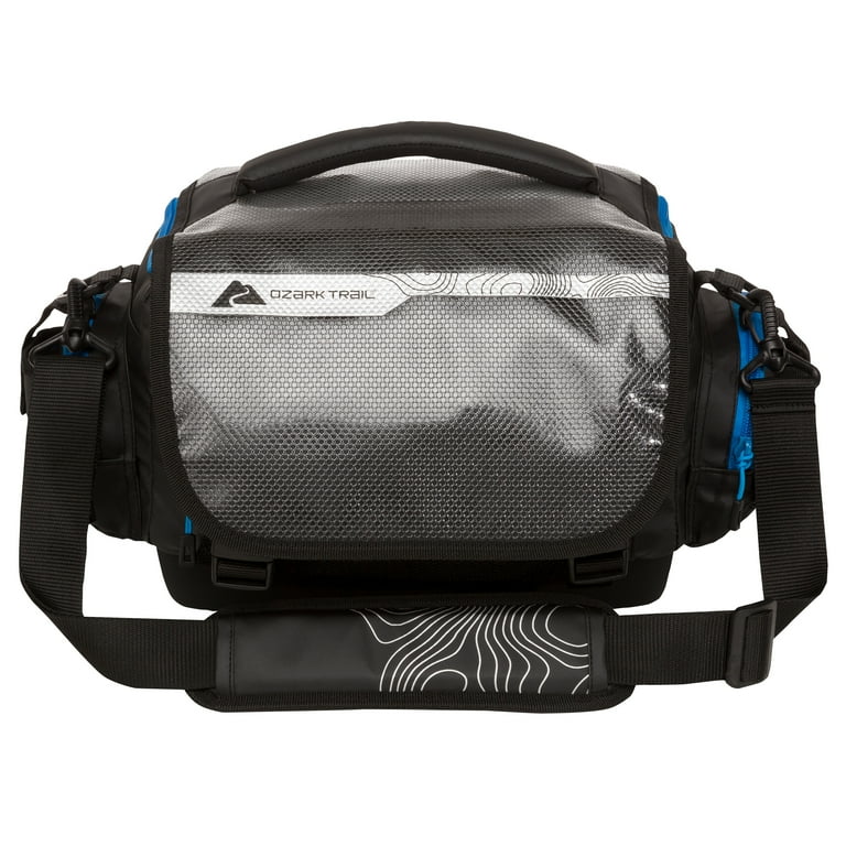 Ozark Trail Saltwater 15 Liter Fishing Tackle Box Gear Bag Black