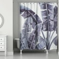 thumbnail image 2 of Creative Products Painted Tropical Leaves 4 71x74 Shower Curtain, 2 of 2