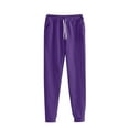 thumbnail image 6 of RPVATI Women Sets 2 Piece Outfits Fall Winter Long Sleeve Hoodie Wide Leg Baggy Sweatpants Casual Sweatsuits 2 Piece Set Lounge Maternity Oversized Track Suits 2025 Dark Purple L, 6 of 6