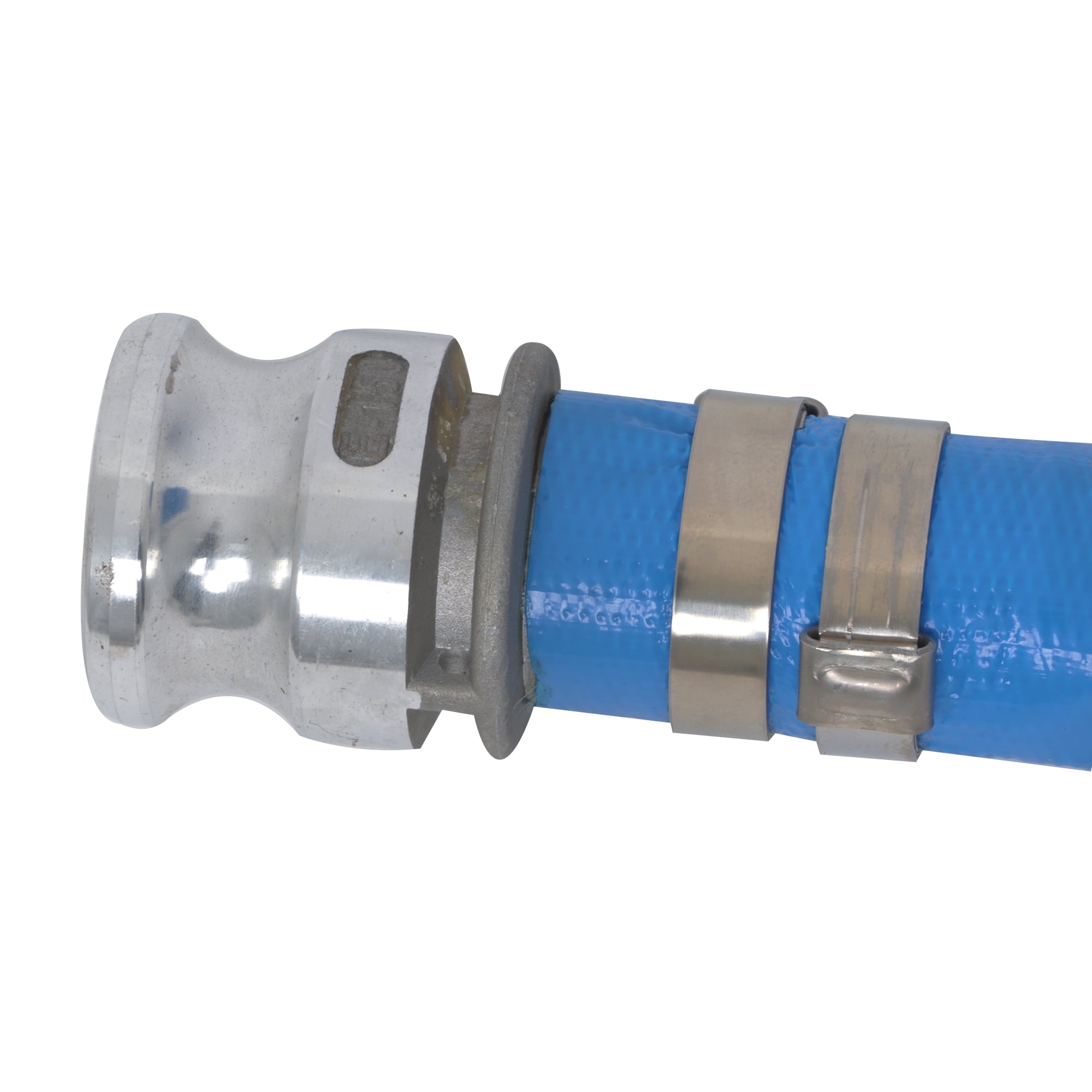 labwork 1-1/2" x 100FT Blue PVC Lay Flat Water Hose Discharge Hoses For Pool Backwash