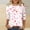NQR2-Valentine's Day-White, variant on VKOYWKM Valentine's Day Tops for Women 3/4 Length Sleeve Women Tops Heart Graphic Tees Romantic Spring Tshirts Crew Neck Loose Fit Holiday Tops Girlfriend Valentine's Day Shirt Gift