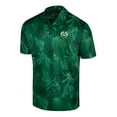 thumbnail image 2 of Men's Colosseum Green Colorado State Rams Palms Polo, 2 of 3
