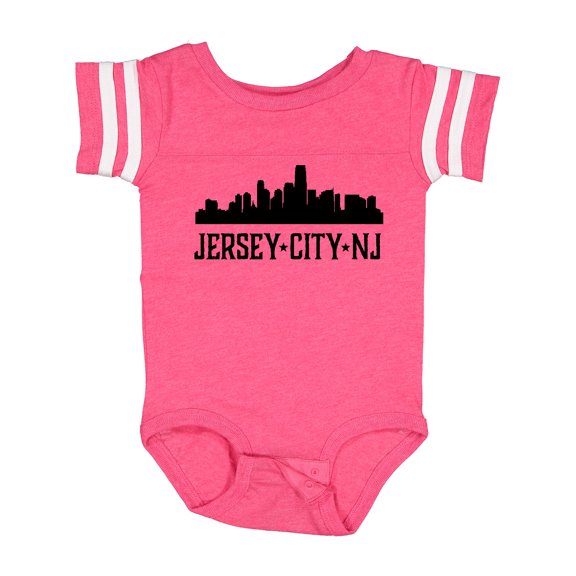 Inktastic Jersey City New Jersey City Skyline Boys or Girls Baby Bodysuit