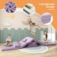 thumbnail image 6 of Kids Couch, Linor 10 Pcs Toddler Couch, Baby Kids Sofa Couch for Bedroom & Playroom, over 10 Combinations Creative Modular Sofa for Kids, Creative Sofa for Imaginative Kids (Blueberry), 6 of 7
