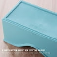 thumbnail image 2 of Set of 5 Plastic Plates With Holder Durable Shatterproof Deep Plates Solid, 2 of 3