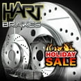 thumbnail image 1 of Hart Brakes Rear Brakes and Rotors Kit |Rear Brake Pads| Brake Rotors and Pads| Ceramic Brake Pads and Rotors |fits 2008-2014 Audi TT Quattro, 1 of 7
