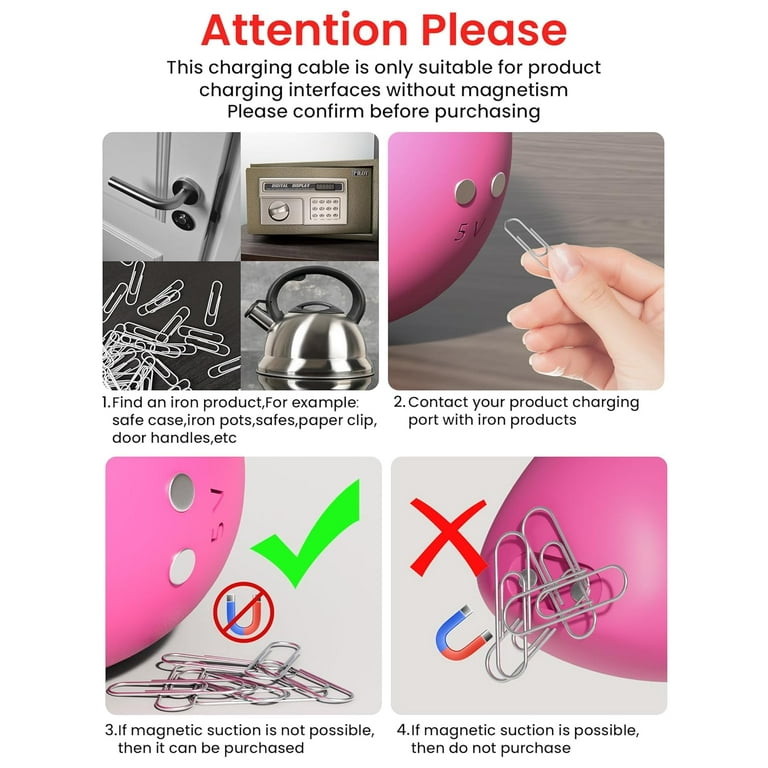 Vibrator Charger Bicmice USB Magnetic Charging Cable